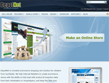 Tablet Screenshot of depotnet.com